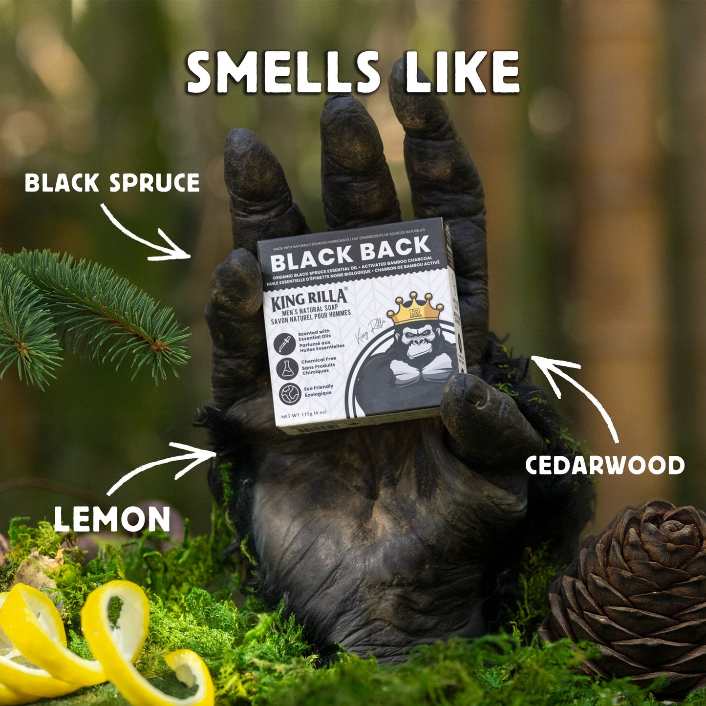 BLACK BACK BAR SOAP