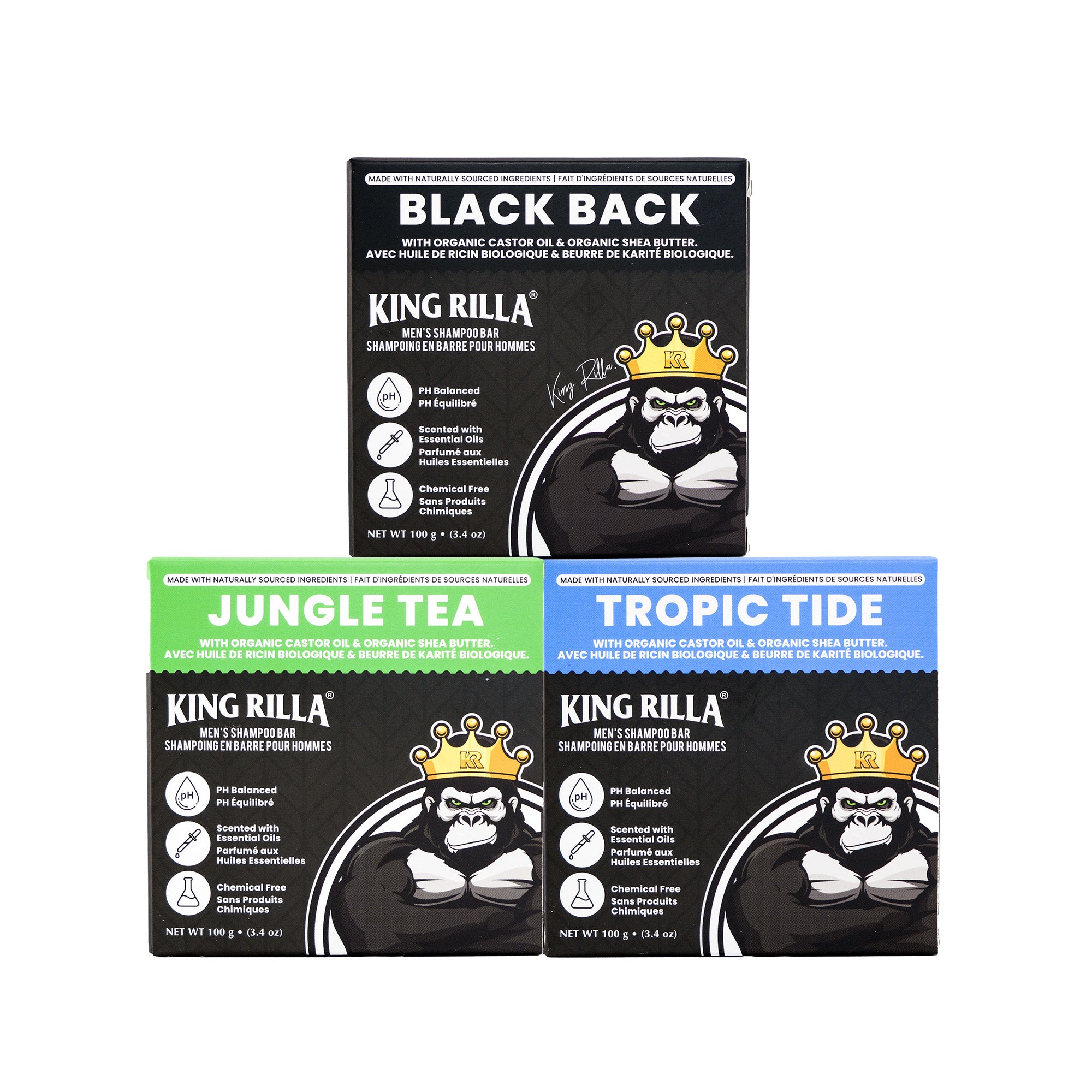 Shampoo Bar 3 Pack – King Rilla