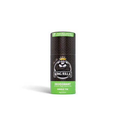 Deodorant stick with King Rilla branding on a white background