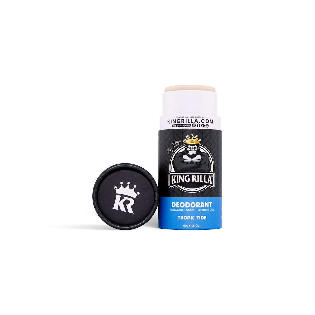King Rilla deodorant stick with cap on a white background