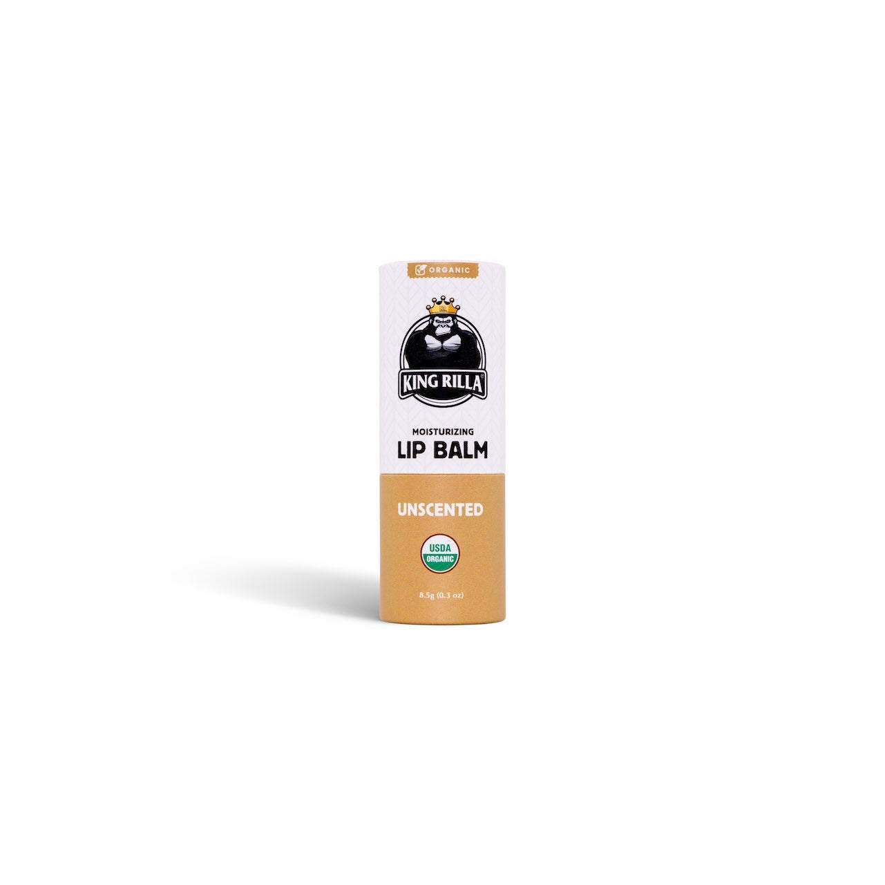 King Rilla lip balm packaging on a white background