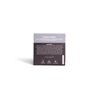 Product packaging with text on a white background