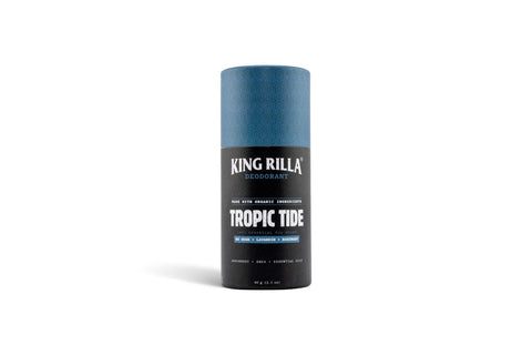 King Rilla Tropic Tide deodorant in updated packaging on white