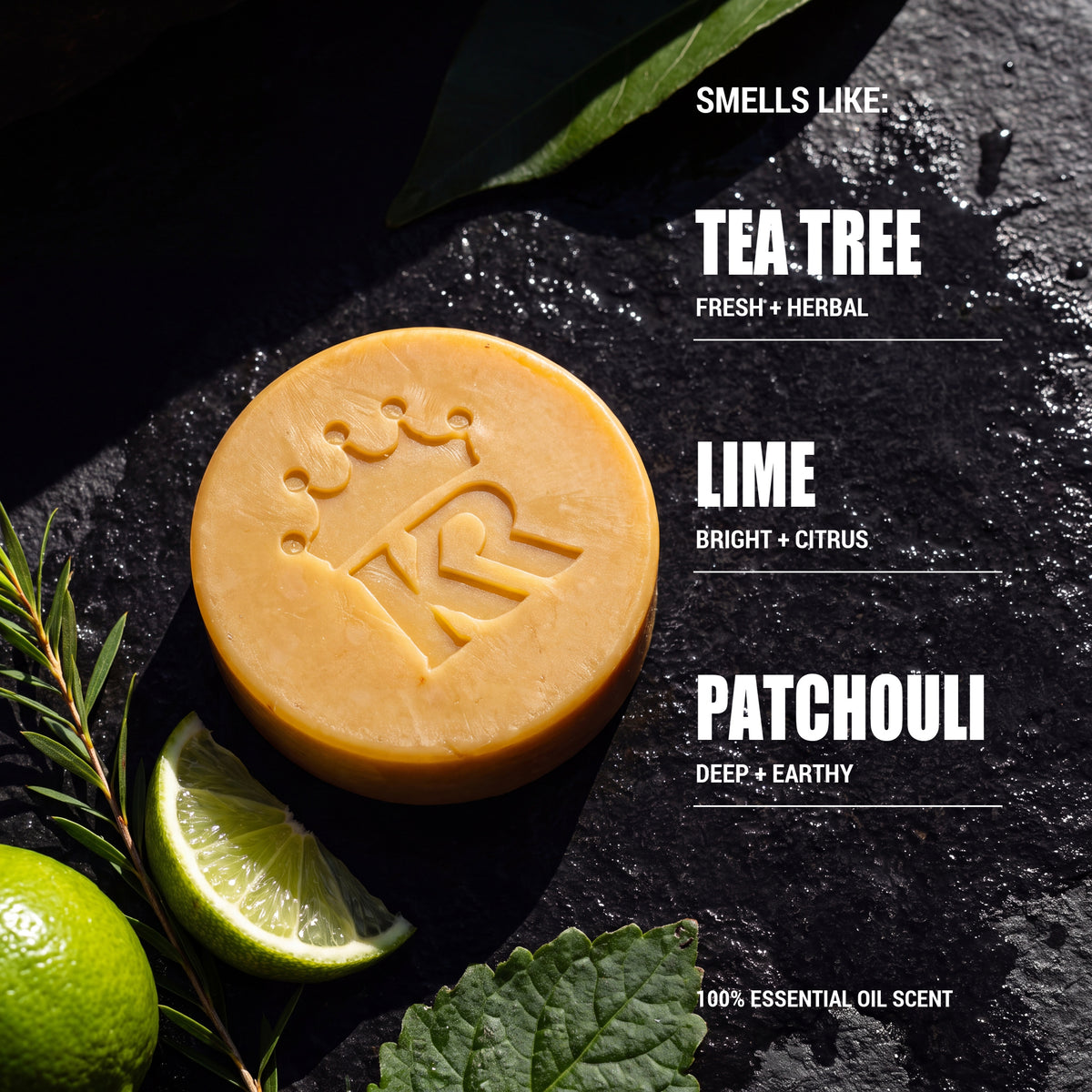 Jungle Tea scent profile: tea tree, lime and patchouli