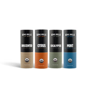 Lip Balm Twist-Up 4 Pack in updated King Rilla packaging on white