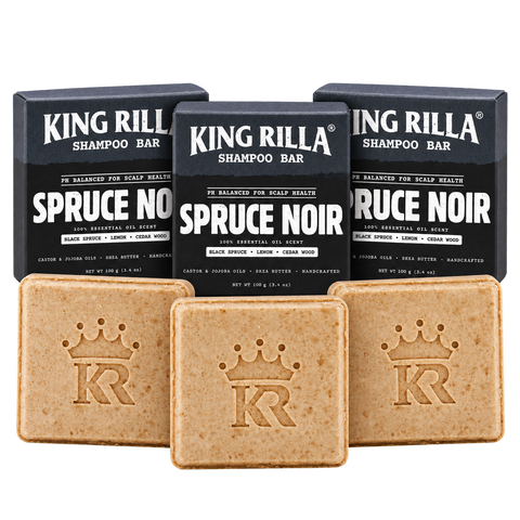 3 black back shampoo products