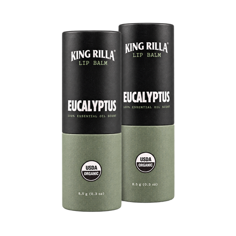 2 eucalyptus lip balm products