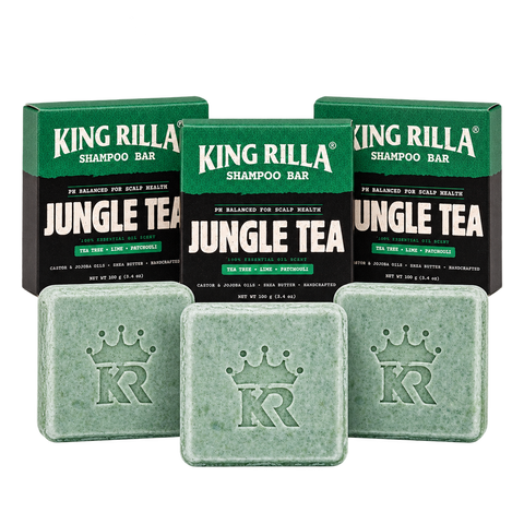 3 jungle tea shampoo products