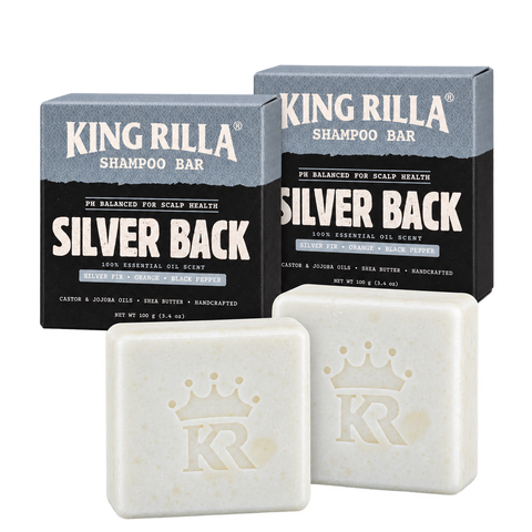 2 silver back shampoo products