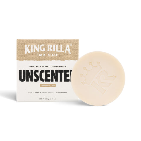 1 unscented soap bar with 1 matching box