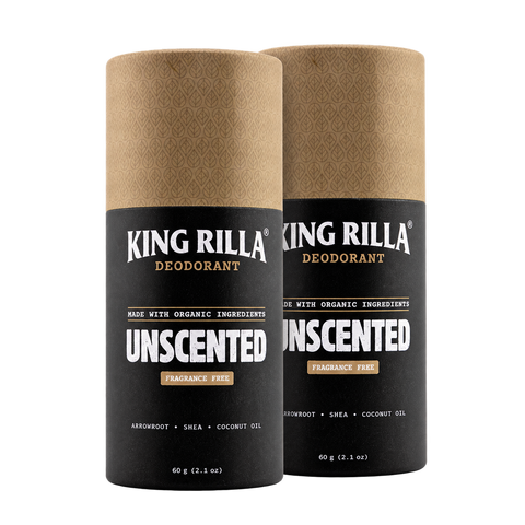 2 unscented deodorant sticks