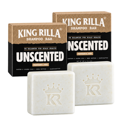 2 unscented shampoo products