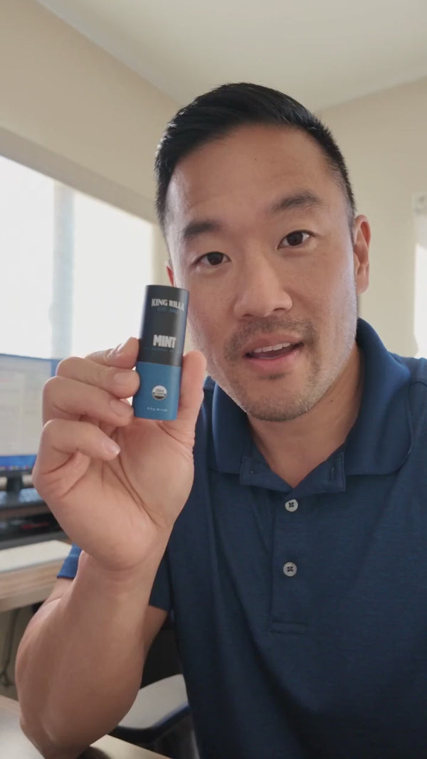 Mint lip balm Talking demonstration