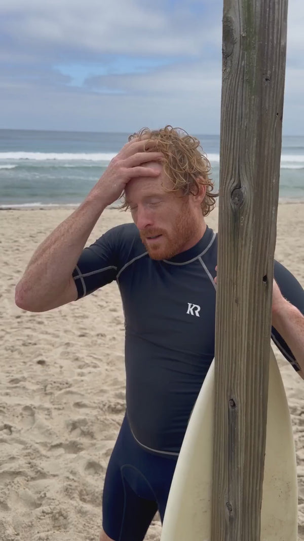 Tropic Tide shampoo sport demonstration with a distinct creator